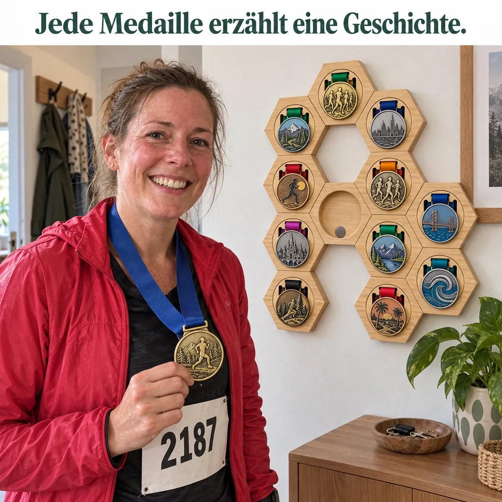 Jede Medaille erzählt eine Geschichte