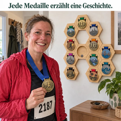Jede Medaille erzählt eine Geschichte